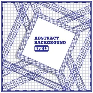 Abstract background in the form of frames. Stock Illustration