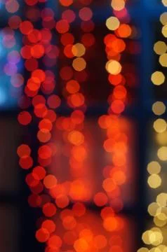 Abstract background in the form of lights bokeh Stock Photos