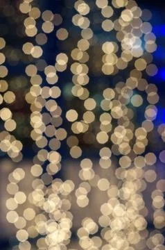 Abstract background in the form of lights bokeh Stock Photos