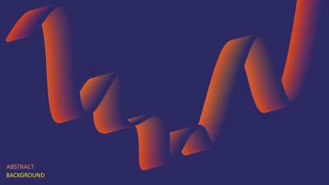 Abstract background in the form of multicolored luminous lines. EPS10. Stock Illustration