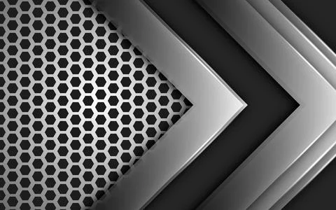 Abstract background in the form of overlapping dimensional layers of arrow .. Stock Illustration