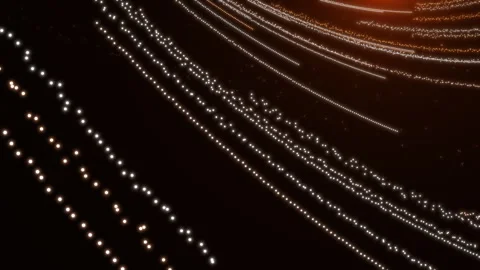 Abstract background in the form of particle tracks Stock Footage 268992130