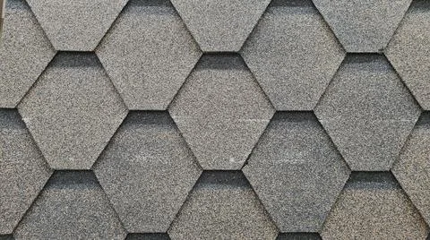 Abstract background in the form of roofing material of different shapes. 写真素材