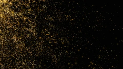 Abstract background in the form of yellow sparks Video stock 138203784