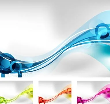 Abstract background - four colors Stockillustratie