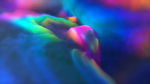 Abstract background. Fractal graphics design. Soft multicolor texture. 3D Stock Footage 104772554