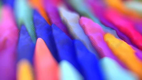 Abstract background. Fractal graphics design. Moving multicolored layers. 3D Stock Footage 104773947