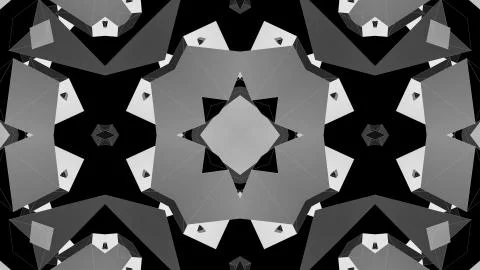 Abstract background with fractal shapes, computer generated modern backdrop,  Stock Illustration