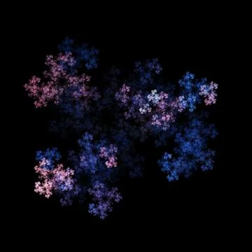 Abstract background fractals Stock Illustration