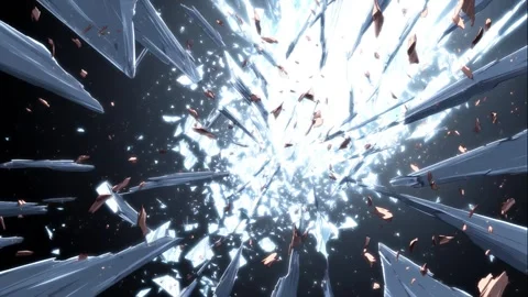 Abstract Background of Fragments Video stock 308248170