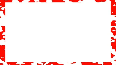 Abstract background frame Red and white Video stock 127977155