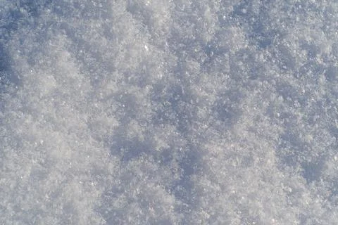 Abstract Background with Fresh Soft Snow Sparkling on the Sun Stock Photos