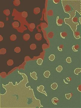 Abstract background full of round circle shapes for design and print Stock Illustration