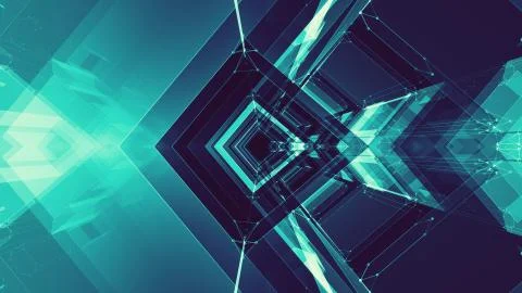 Abstract background. Futuristic concept space technology. Future Stock Illustration