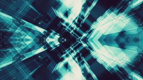 Abstract background. Futuristic concept space technology. Future Stock Illustration