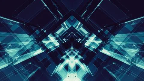 Abstract background. Futuristic concept space technology. Future Stock Illustration