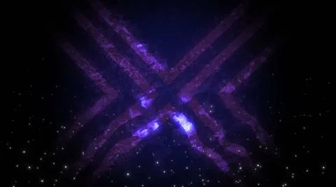 Abstract background with futuristic displacement elements and particles Ab... Stock Photos