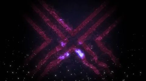Abstract background with futuristic displacement elements and particles Ab... Stock Photos