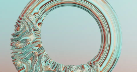 Abstract background, futuristic geometric shape. Seamlessly looped video. Stock Footage 244833999