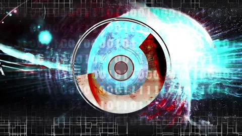 Abstract background. Futuristic shape 2 Stock Footage 77525130