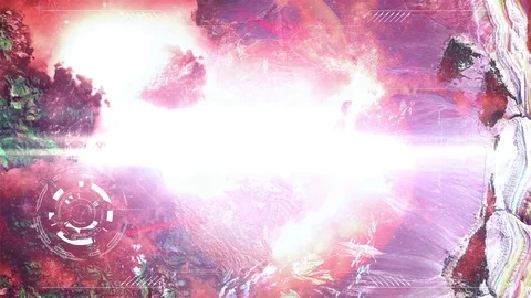 Abstract background. Futuristic shape Stock Footage 77529395