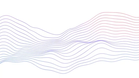 Abstract background with futuristic tech wavy lines. Stock Footage 159264967