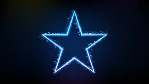 Abstract background of futuristic technology bubble glowing frame Stock Illustration