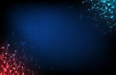 Abstract background of futuristic technology plexus internet connection fra.. Stock Illustration