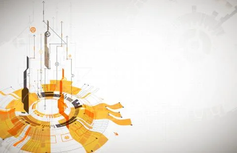 Abstract background. Futuristic technology style. Structure pattern technolog Stock Illustration