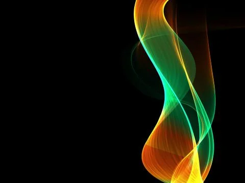 Abstract background, futuristic wavy Illustrazione stock