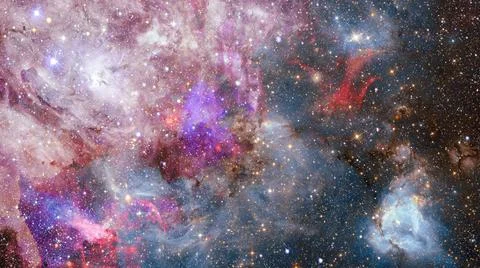 Abstract background - galaxy in space. Elements of this image furnished by... Fotos Stock