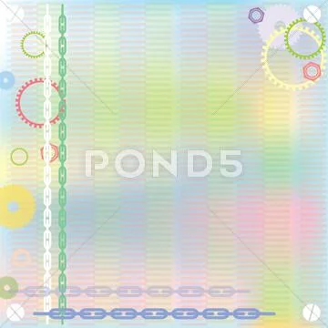 Abstract background with gears Stock Illustration