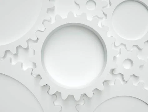 Abstract background with gears Stockillustratie