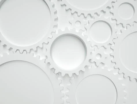 Abstract background with gears Stockillustratie