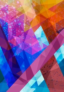 Abstract background. Geometric abstract background Stock Illustration