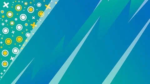 Abstract Background Geometric Background with Blue Gradient Stock Illustration