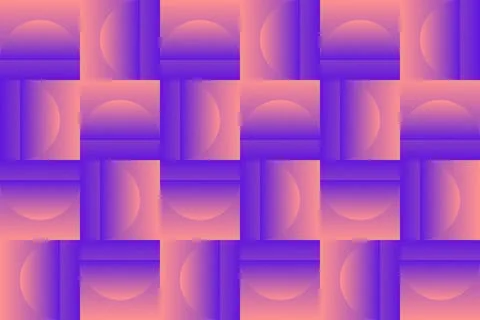 Abstract Background Geometric Background Circle Shapes and Designs Orange Colors Illustrazione stock
