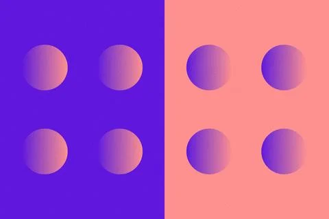 Abstract Background Geometric Background Circle Shapes and Designs Orange Colors 库存插图