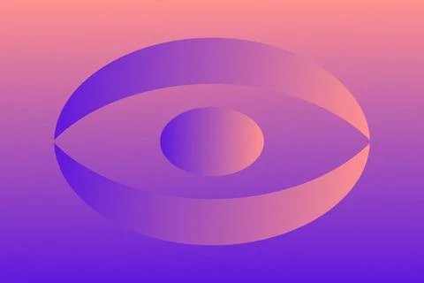 Abstract Background Geometric Background Circle Shapes and Designs Orange Colors 库存插图