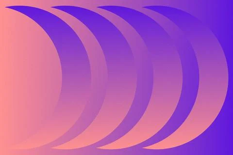 Abstract Background Geometric Background Circle Shapes and Designs Orange Colors Stockillustratie