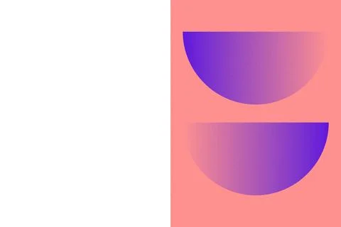 Abstract Background Geometric Background Circle Shapes and Designs Orange Colors 스톡 일러스트