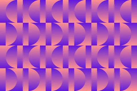 Abstract Background Geometric Background Circle Shapes and Designs Orange Colors Stockillustratie