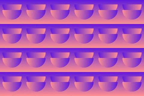 Abstract Background Geometric Background Circle Shapes and Designs Orange Colors 库存插图