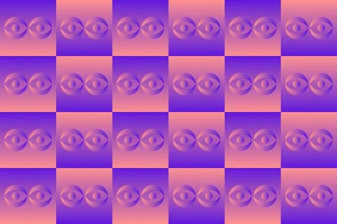 Abstract Background Geometric Background Circle Shapes and Designs Orange Colors Illustrazione stock