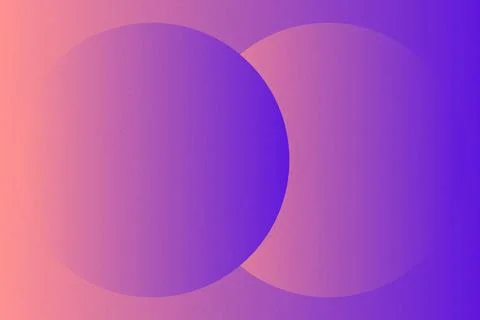 Abstract Background Geometric Background Circle Shapes and Designs Orange Colors Stockillustratie