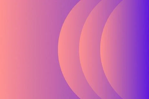 Abstract Background Geometric Background Circle Shapes and Designs Orange Colors 库存插图