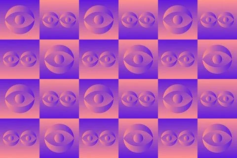 Abstract Background Geometric Background Circle Shapes and Designs Orange Colors Illustrazione stock