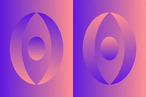 Abstract Background Geometric Background Circle Shapes and Designs Orange Colors Illustrazione stock