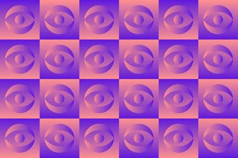 Abstract Background Geometric Background Circle Shapes and Designs Orange Colors Illustrazione stock