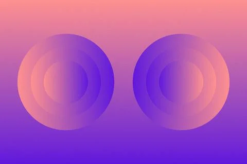 Abstract Background Geometric Background Circle Shapes and Designs Orange Colors Иллюстрация